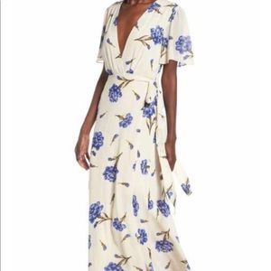 Privacy please maxi wrapped dress